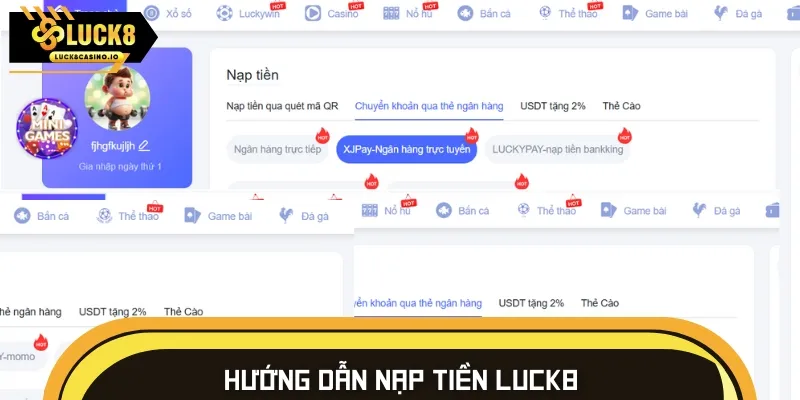 Chi tiết hướng dẫn thao tác nạp tiền cho anh em tham khảo